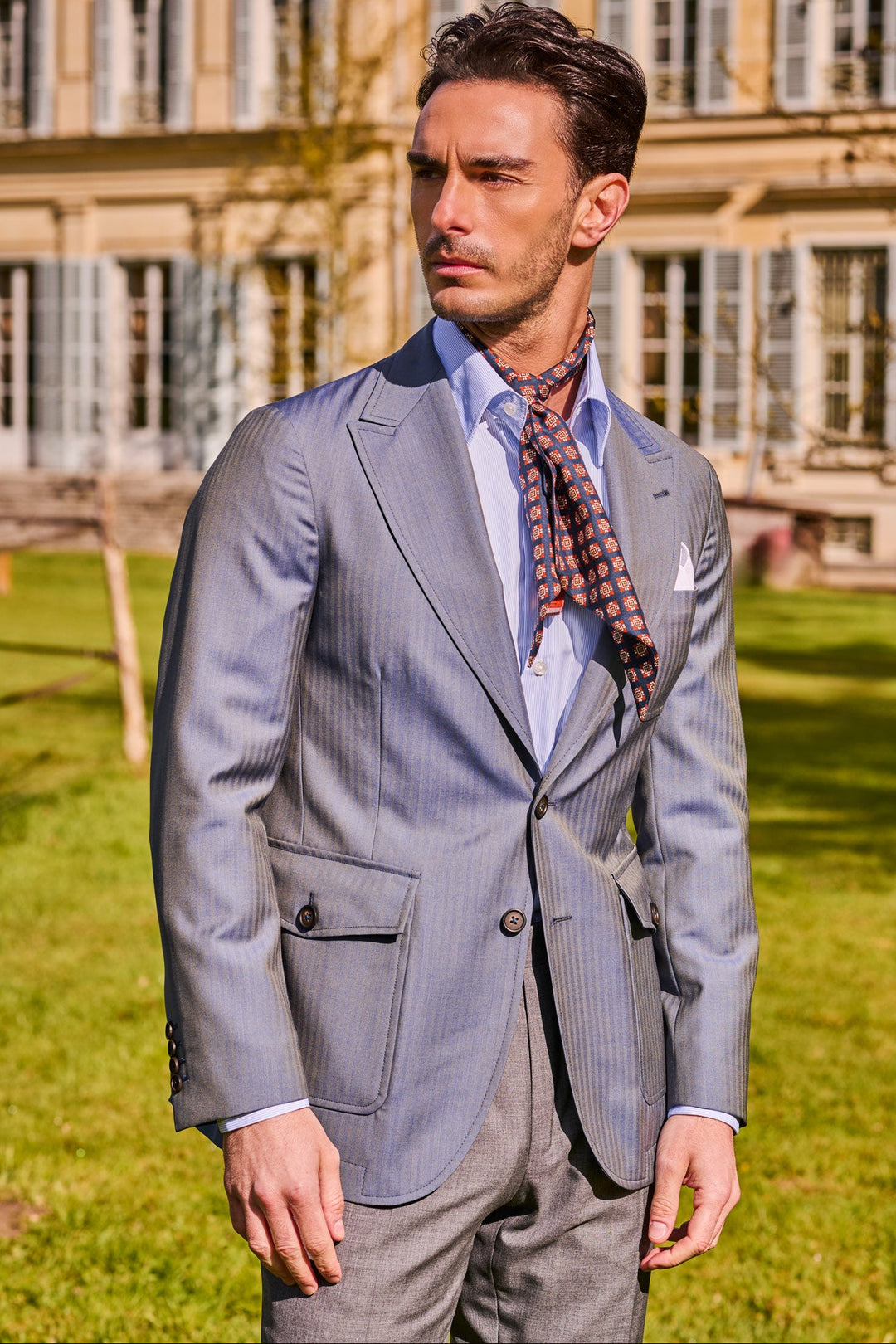 La Downton – Blue Solaro with a green sheen – WICKET