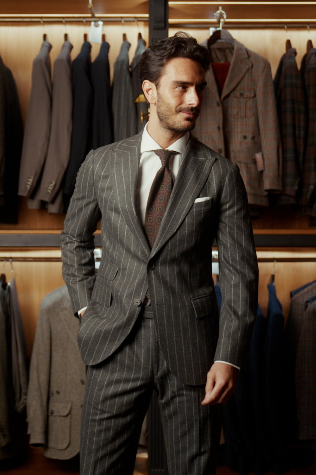 The Waistcoat – Verdigris flannel