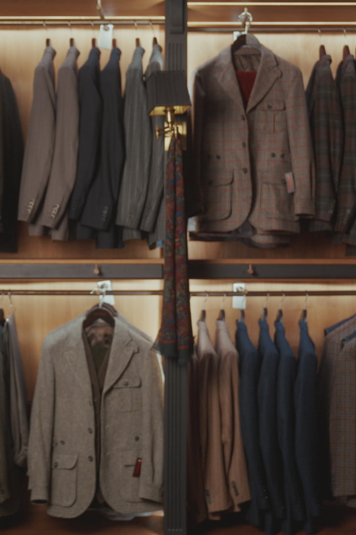 Le Hampstead – Caramel brown wide-wale corduroy