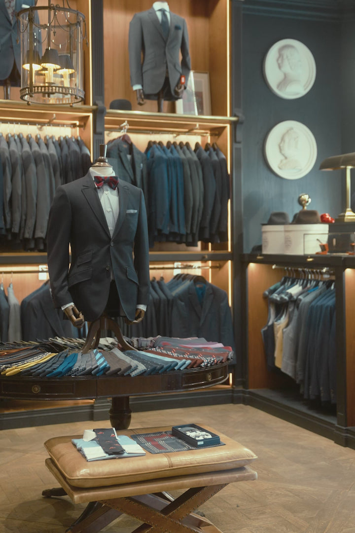Le Kensington – Royal blue Prince of Wales check