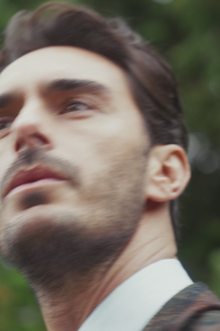 Le Vittorio, whipcord beige et brun – film AH26