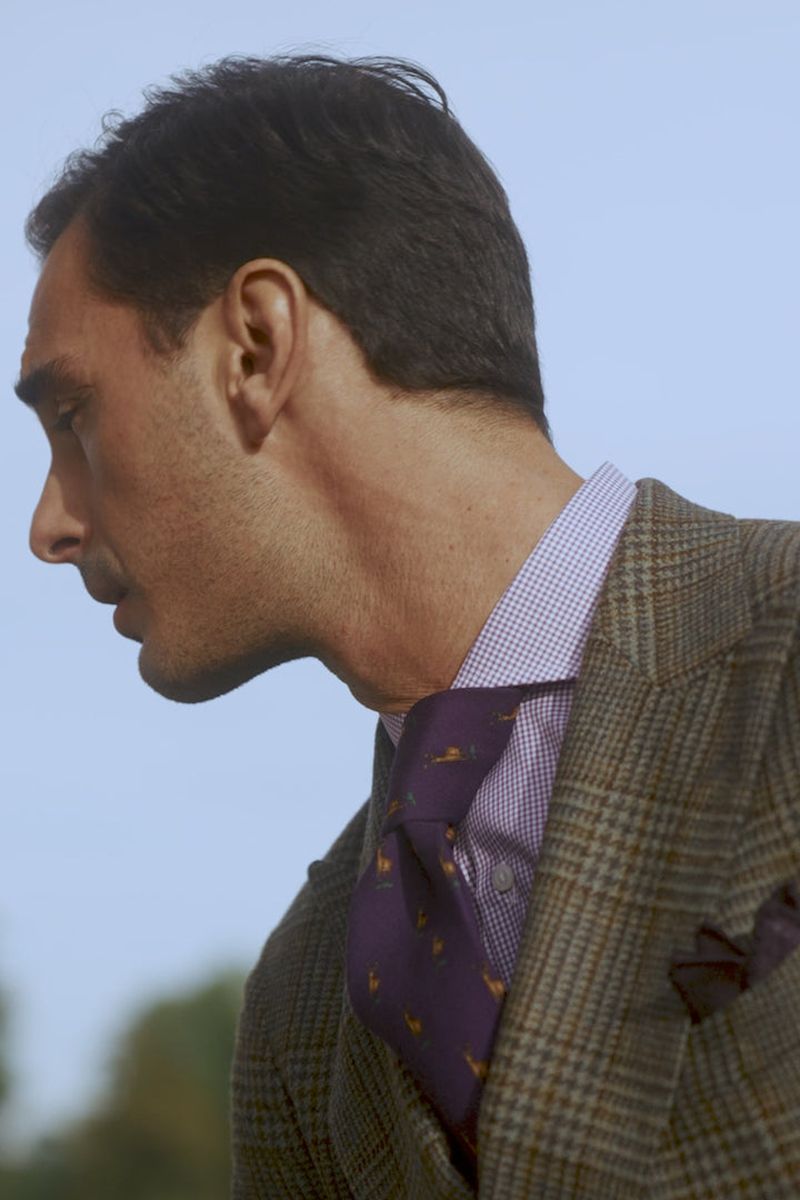 Le Naples – Bronze Prince of Wales check