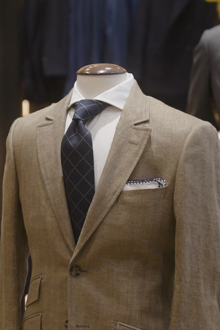 Le Classique Sport – Gabardine de coton bleu marine