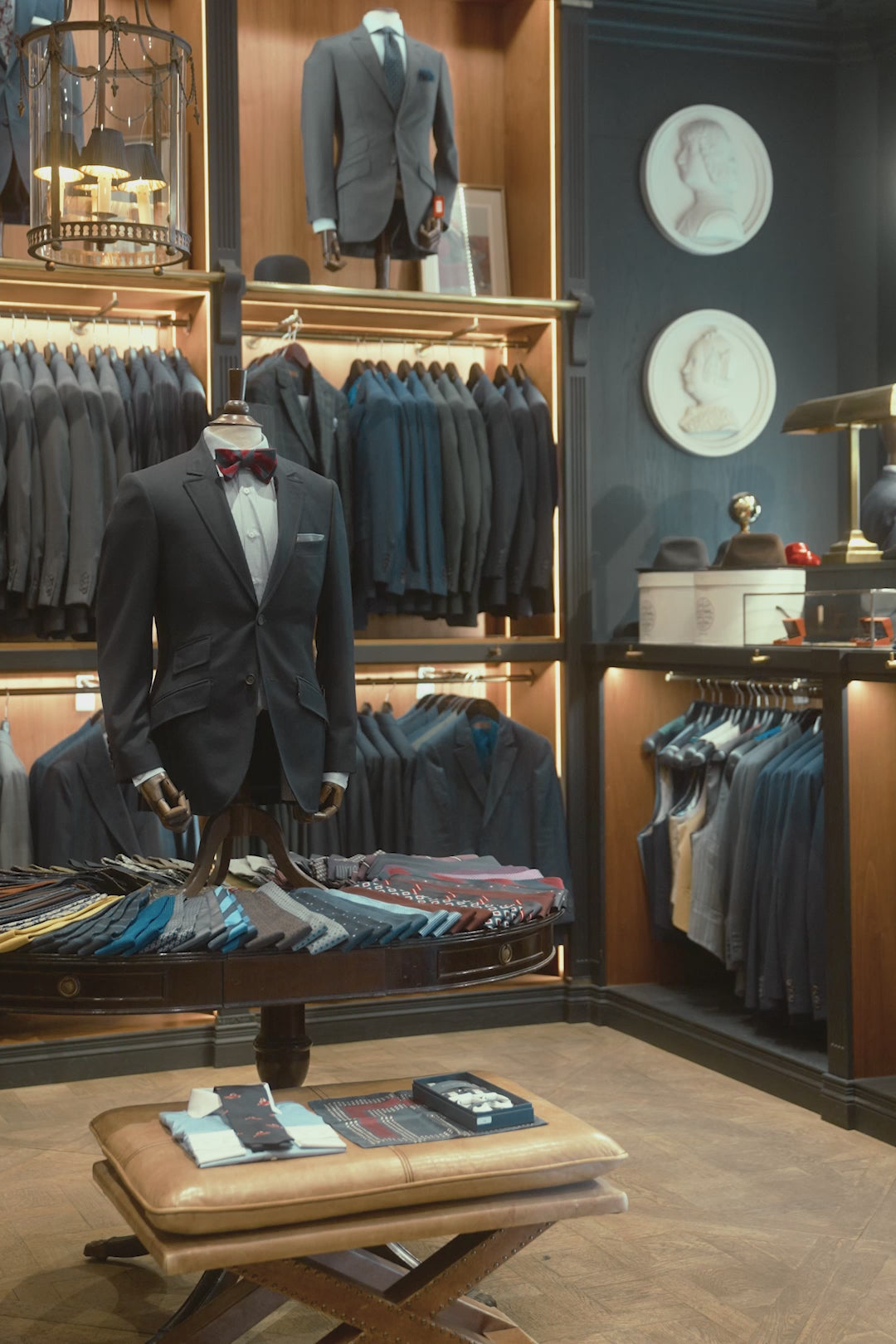 Le Kensington – Navy tropical wool