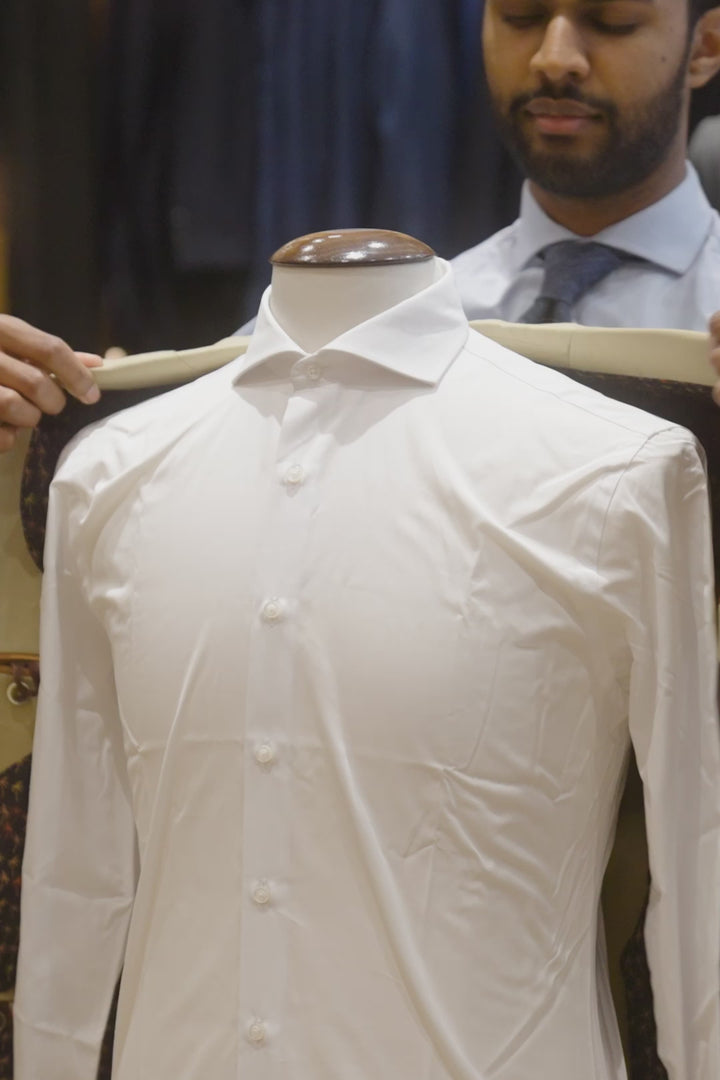 Le Rome – Gabardine de coton beige sable