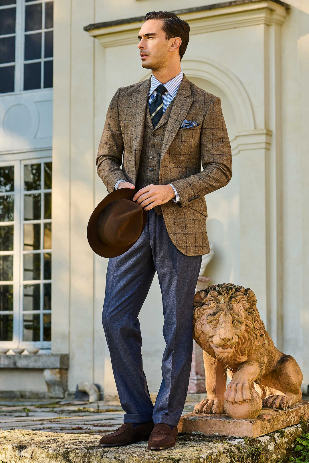 Le Vintage – Flanelle bleu sublime – WICKET