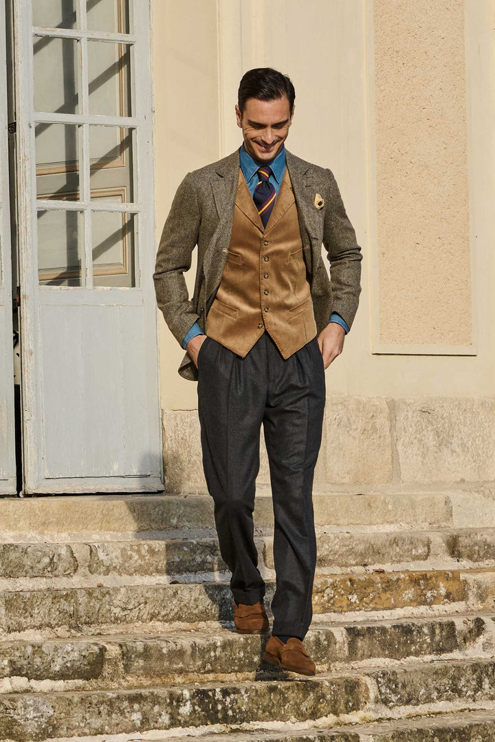 Le Vintage – Charcoal grey flannel – WICKET