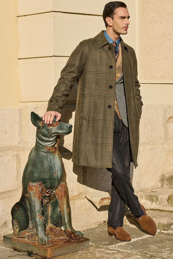 Le Somerset Tweed – Prince de Galles vert et bordeaux – WICKET
