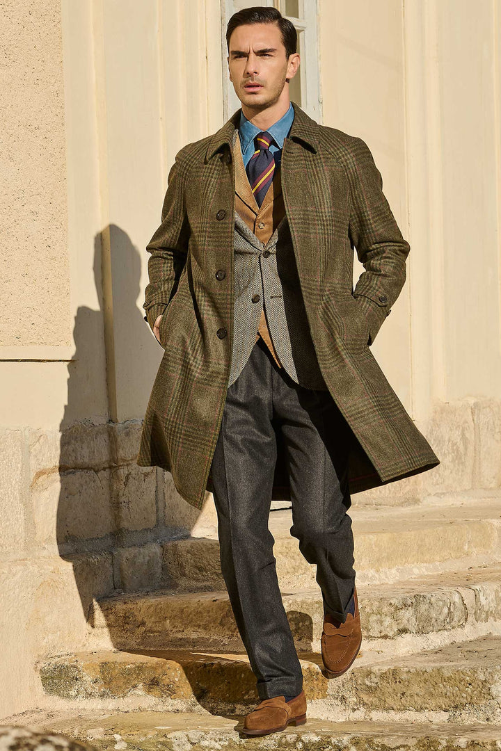Le Somerset Tweed – Prince de Galles vert et bordeaux – WICKET