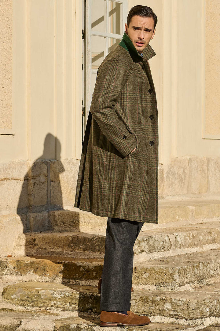 Le Somerset Tweed – Prince de Galles vert et bordeaux – WICKET