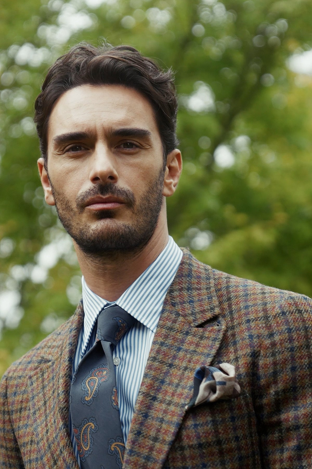 Milan jacket in shepherd’s check