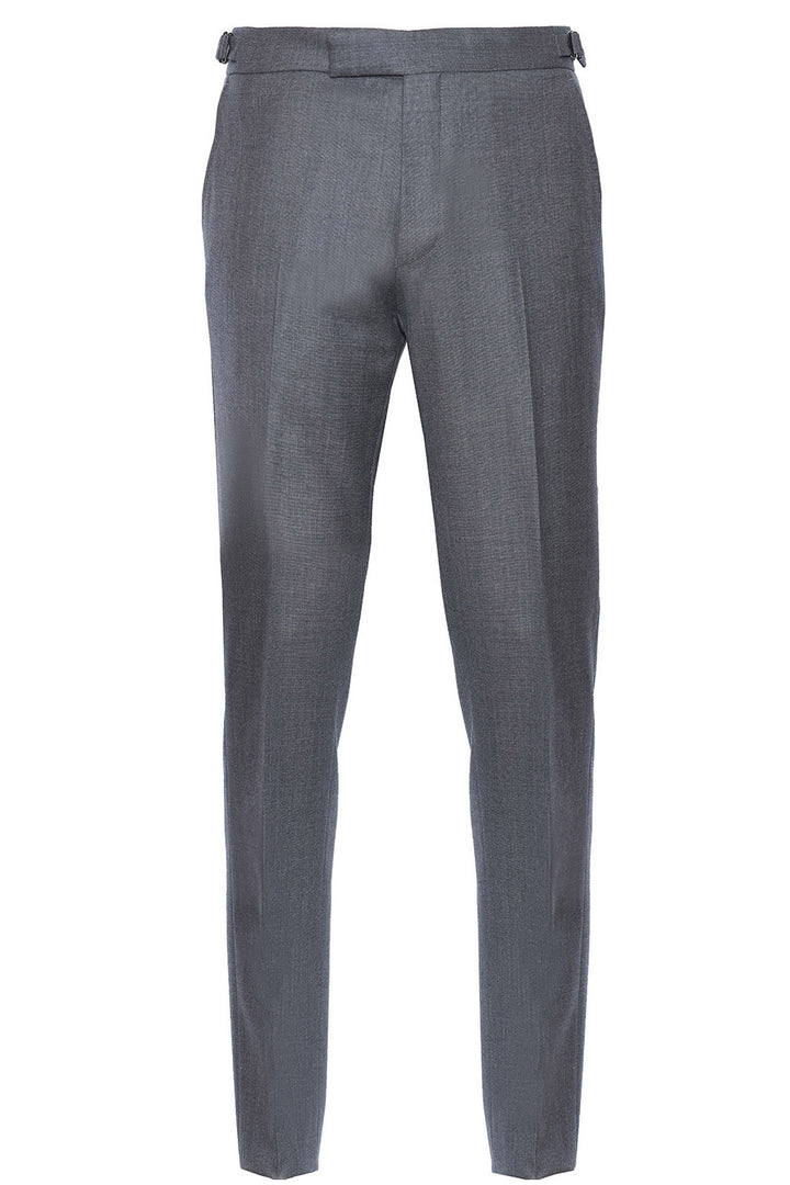Le Kensington – Known as ‘end-on-end’, sublime grey, 120’s wool – WICKET
