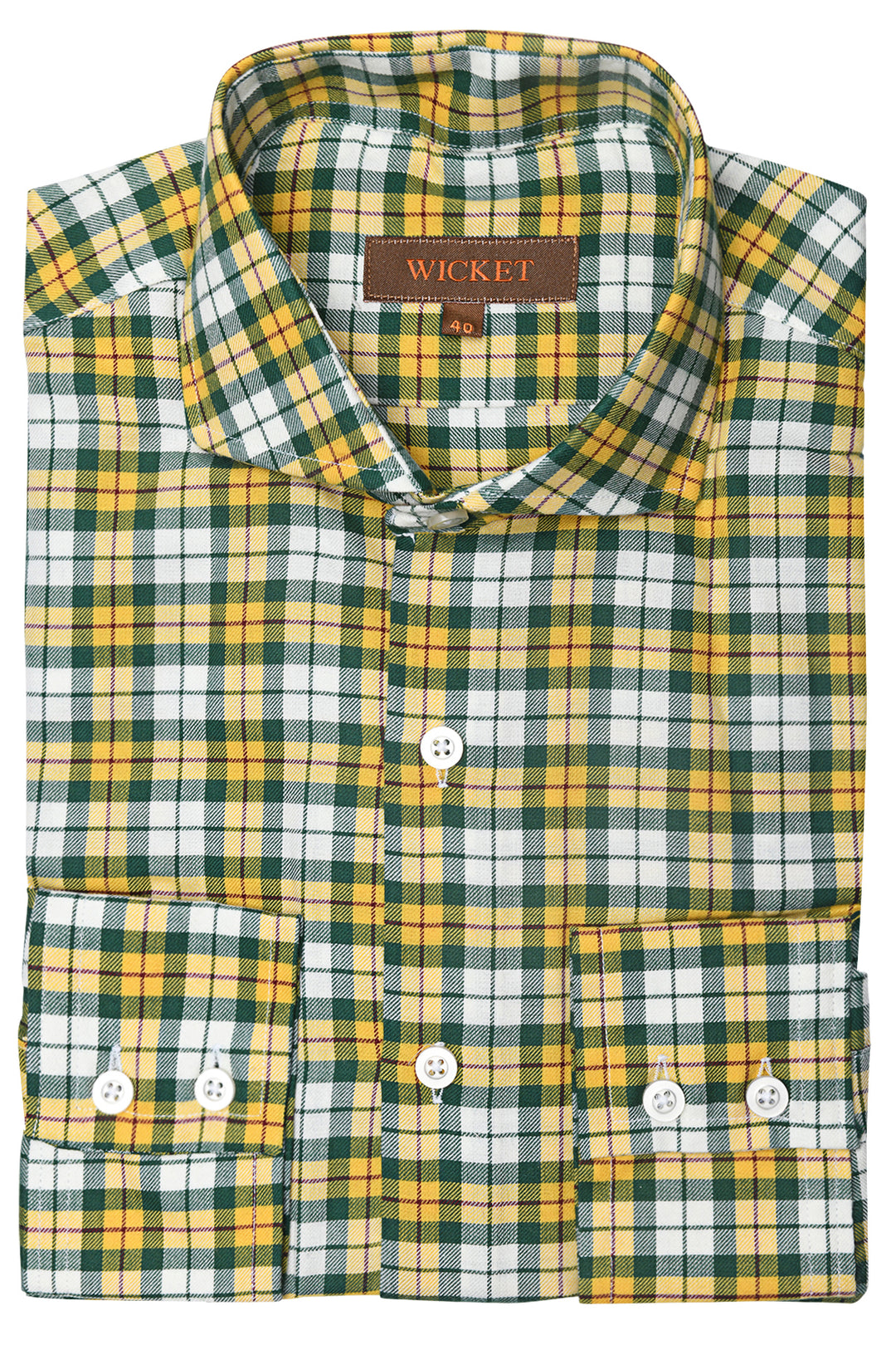 The Cotton Flannel – Yellow and green check – WICKET