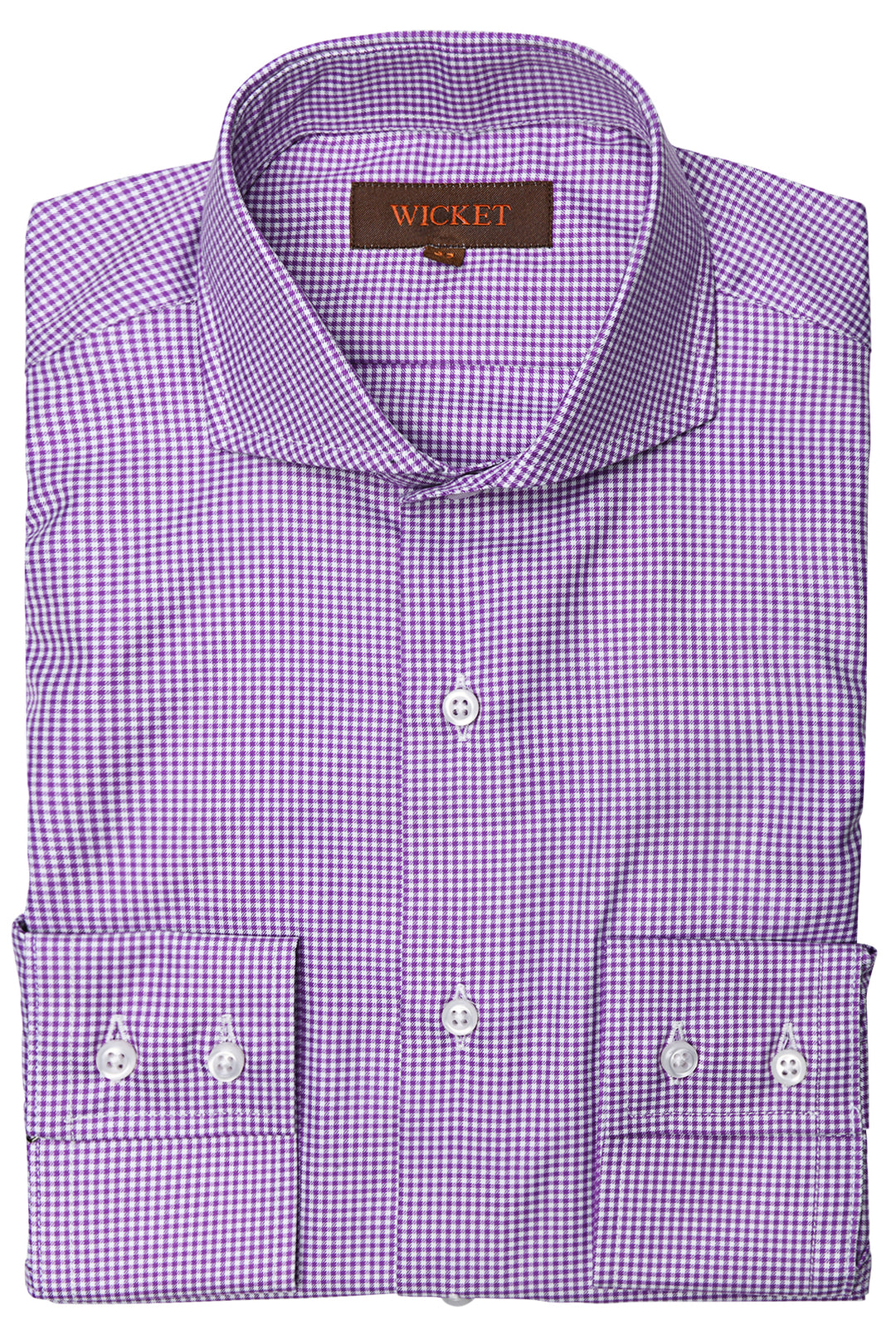 The Cotton Twill – Small lilac gingham – WICKET