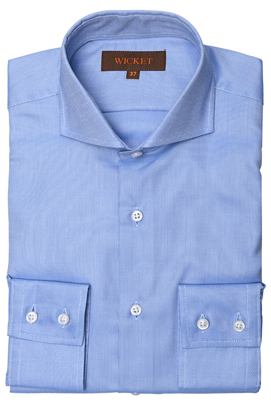 The Cotton Royal Oxford – Plain blue – WICKET
