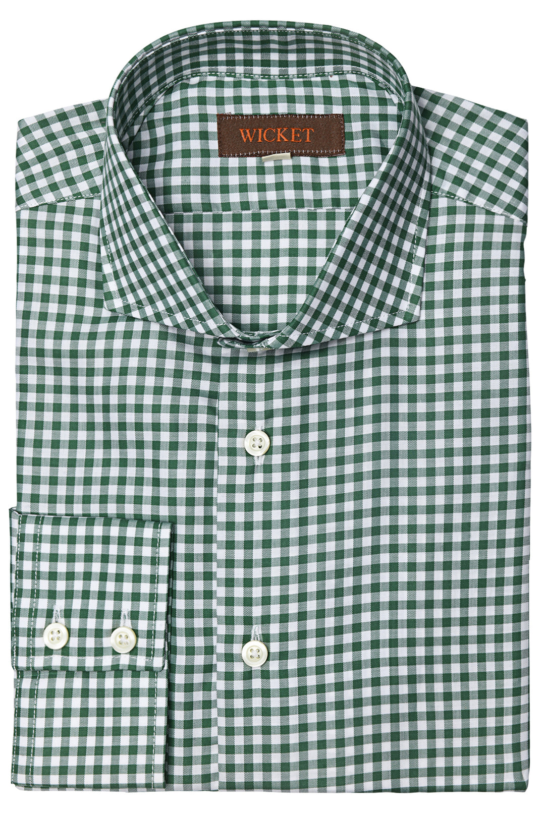 The Cotton Twill – Dark green gingham – WICKET