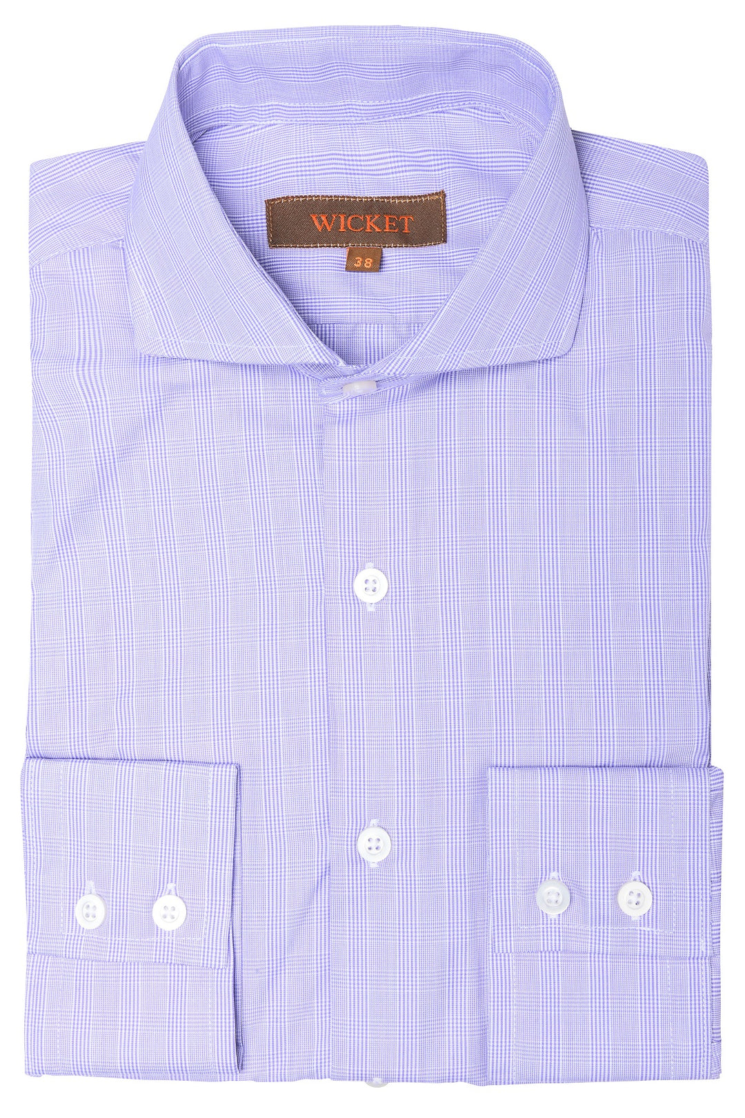 The Cotton Poplin – Lilac Prince of Wales check – WICKET