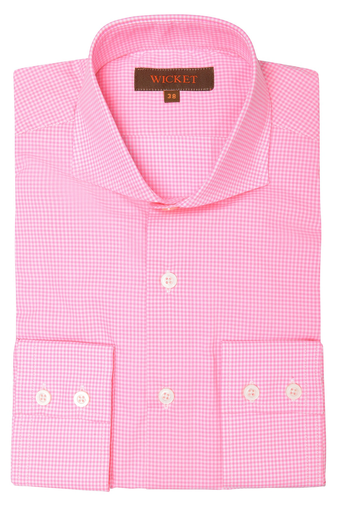 The Cotton Poplin – Small pink gingham – WICKET