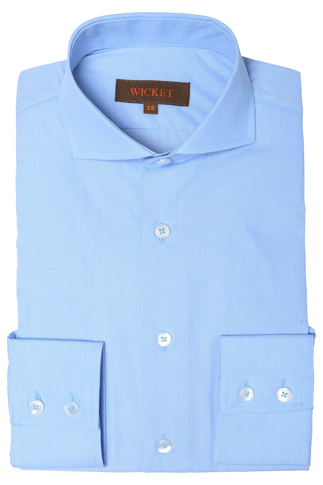 The Cotton Poplin – Plain sky blue – WICKET