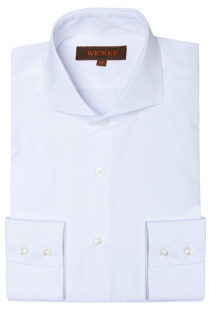 The Cotton Poplin – Plain white – WICKET