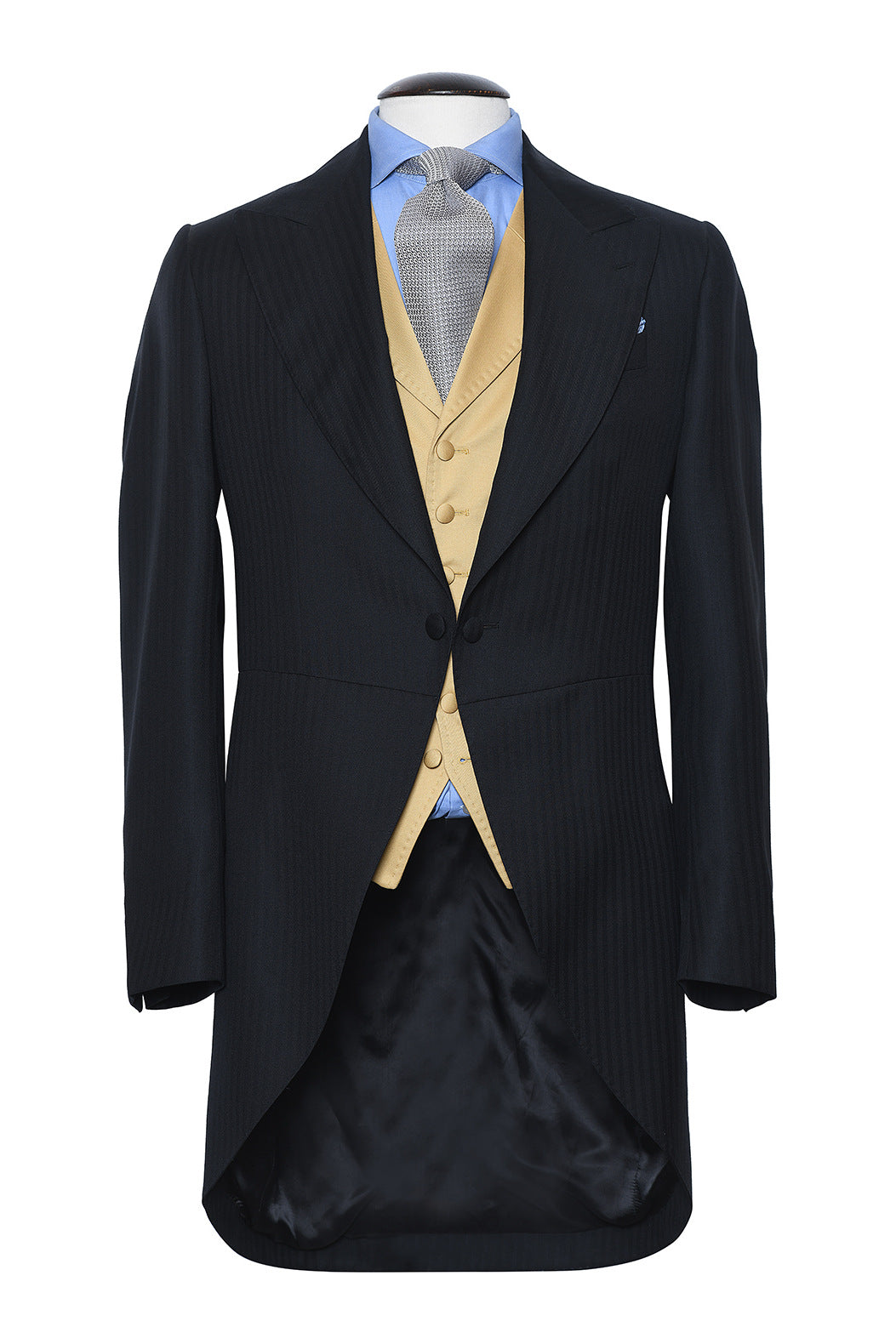 The Morning Coat – Charcoal grey herringbone – WICKET