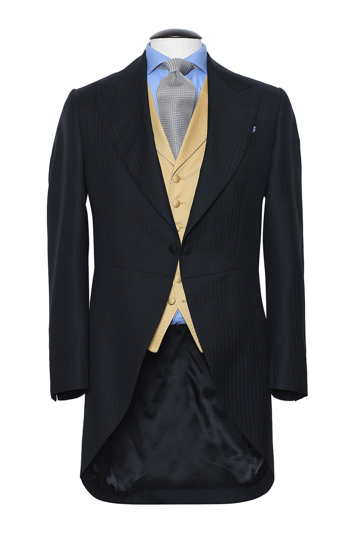 The Morning Coat – Charcoal grey herringbone – WICKET