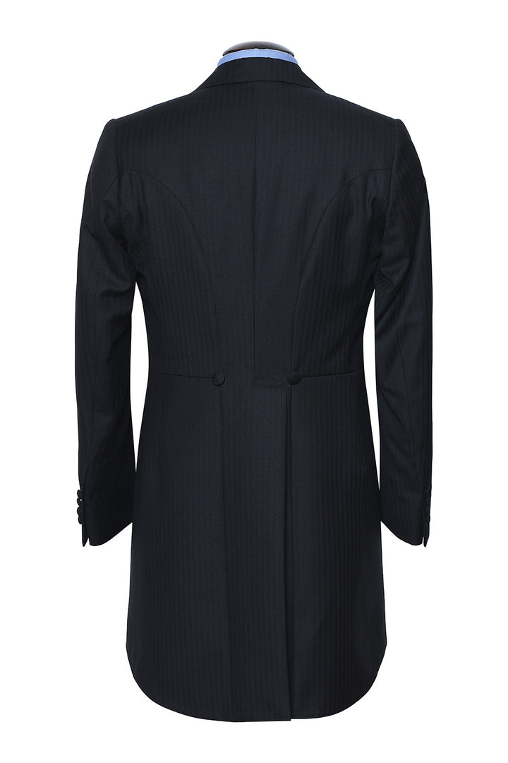 The Morning Coat – Charcoal grey herringbone – WICKET