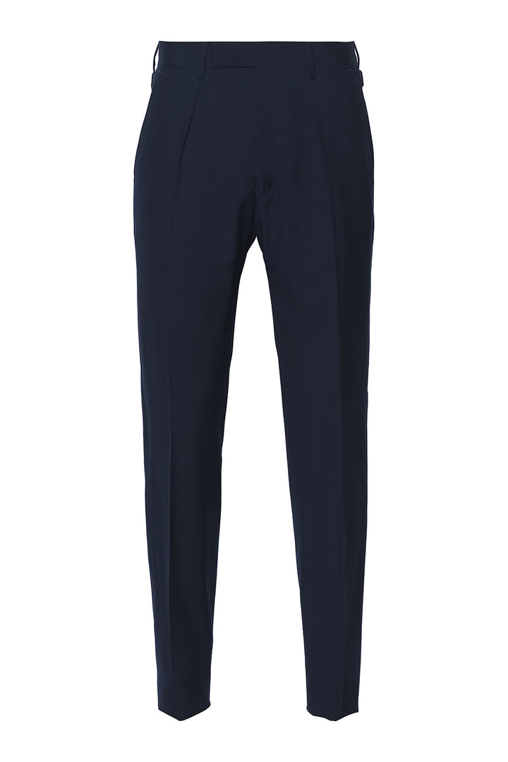Le Naples – Navy tropical wool – WICKET