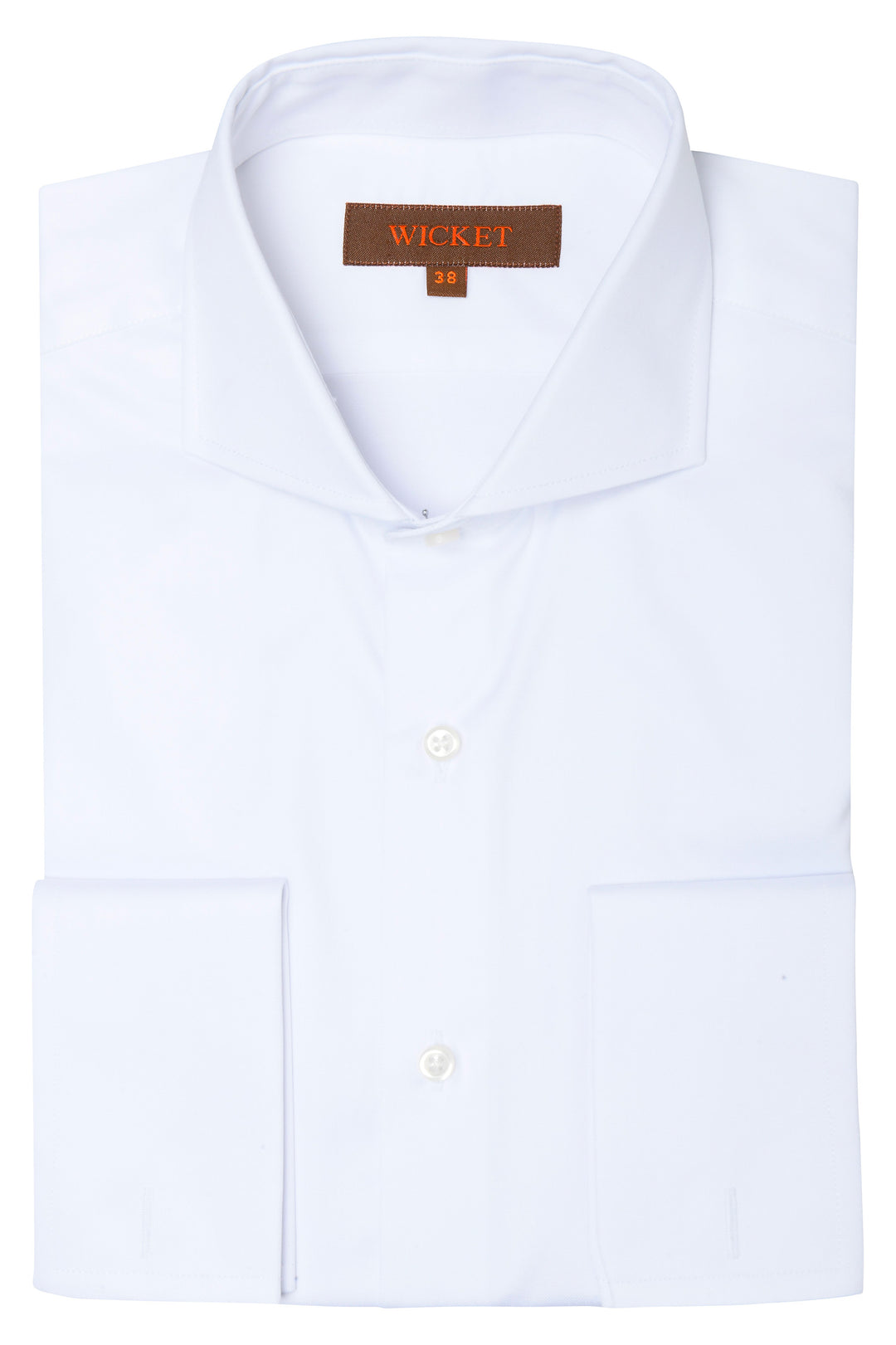 The Cotton Twill – Plain white with double cuffs – WICKET