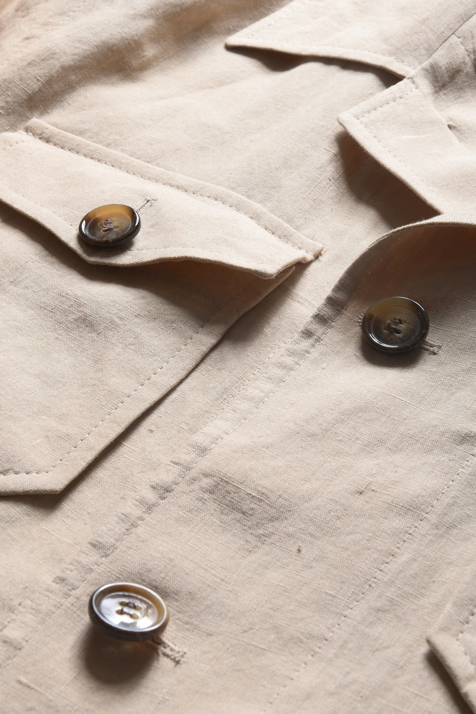 La Louxor – fine, sublime beige, 100% linen – WICKET
