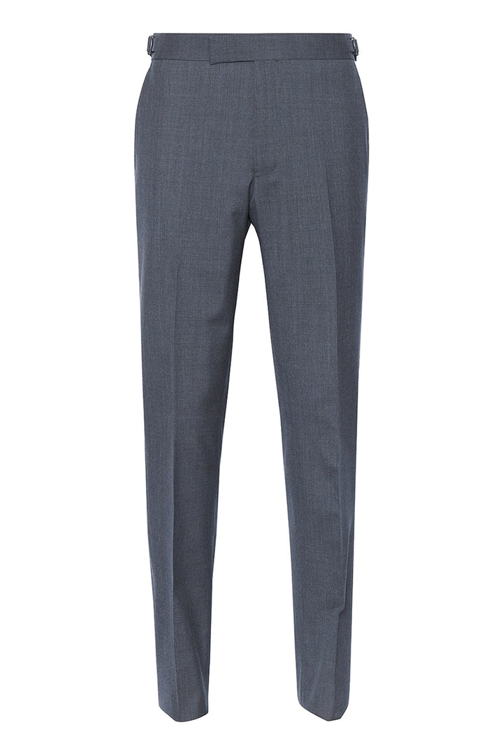 Le Hampstead – 120’s wool gabardine, classic grey – WICKET
