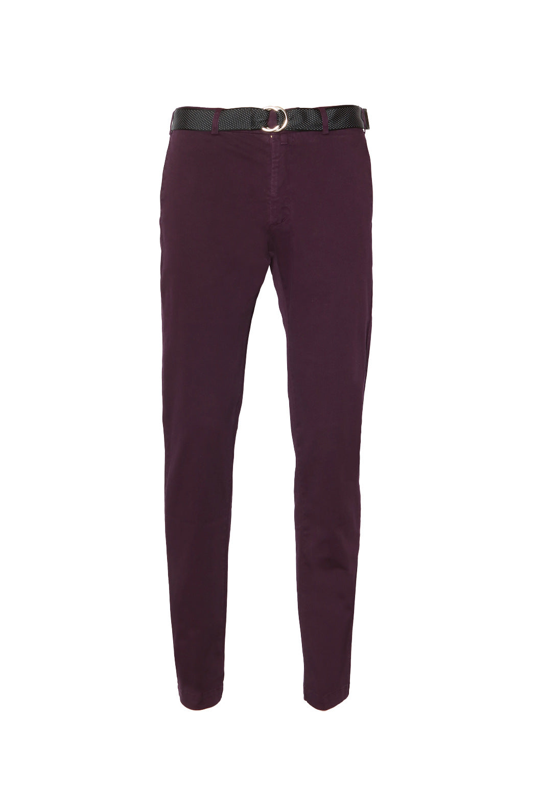 The Chino – Textured plain weave, mauve, cotton and elastane – WICKET