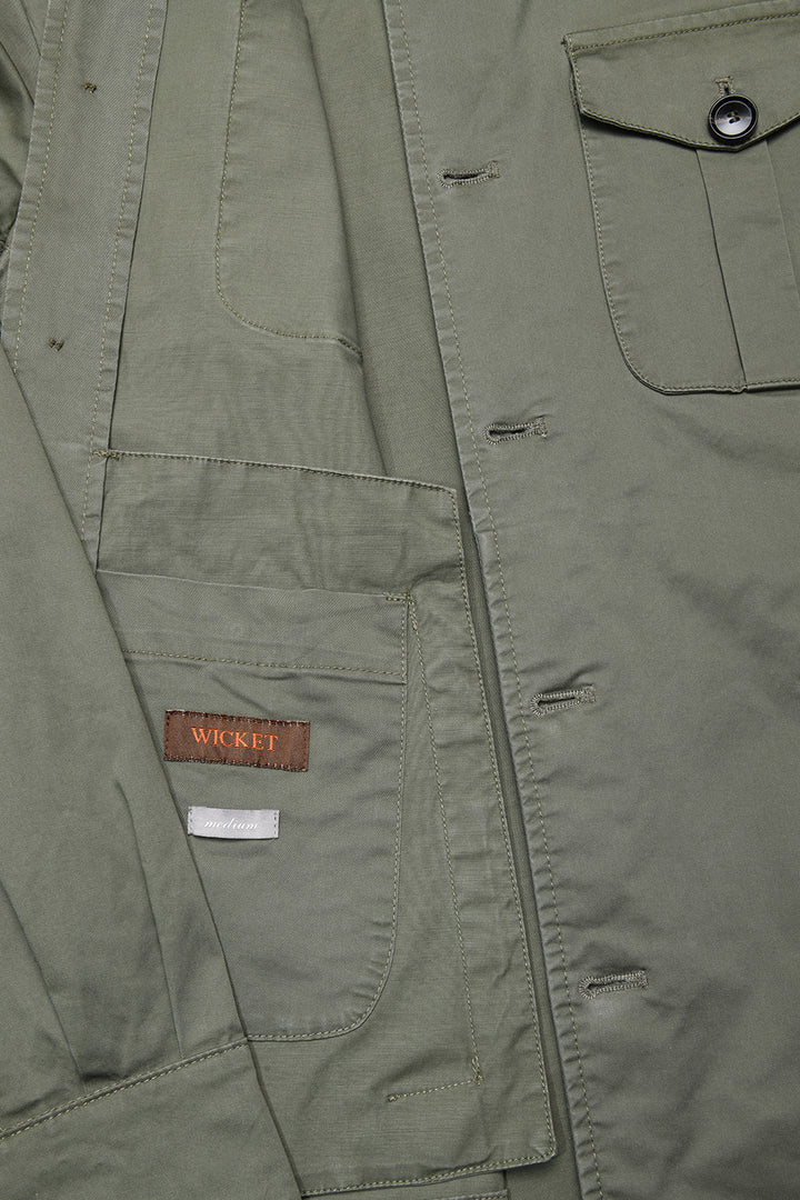 La Nairobi – tramé Vert Kaki, Mélange Coton &amp; Élasthanne (3%) pour plus de confort – WICKET