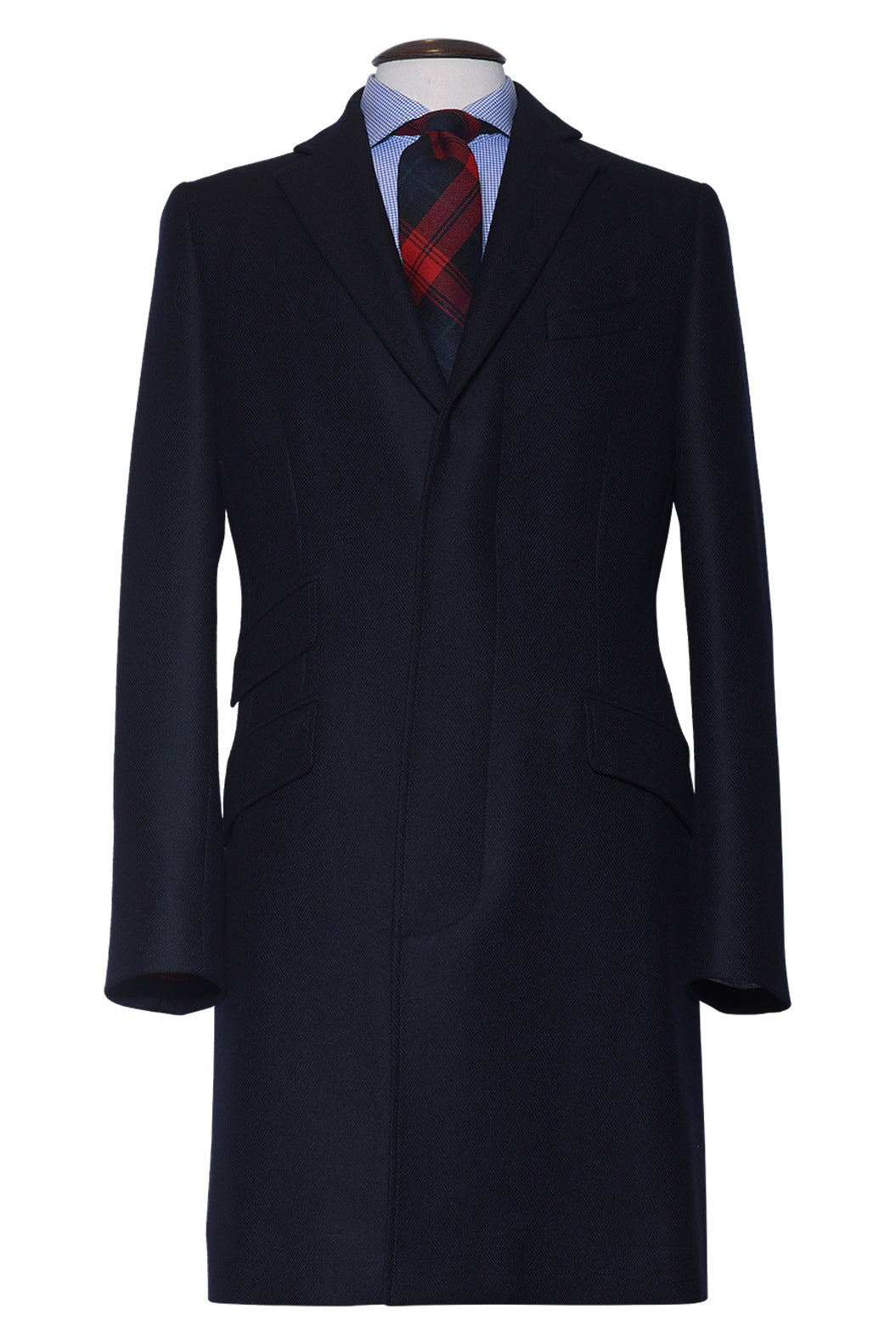 Le Vittorio – Navy cashmere and wool – WICKET