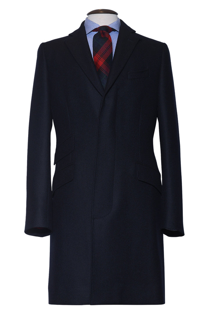 Le Vittorio – Navy cashmere and wool – WICKET