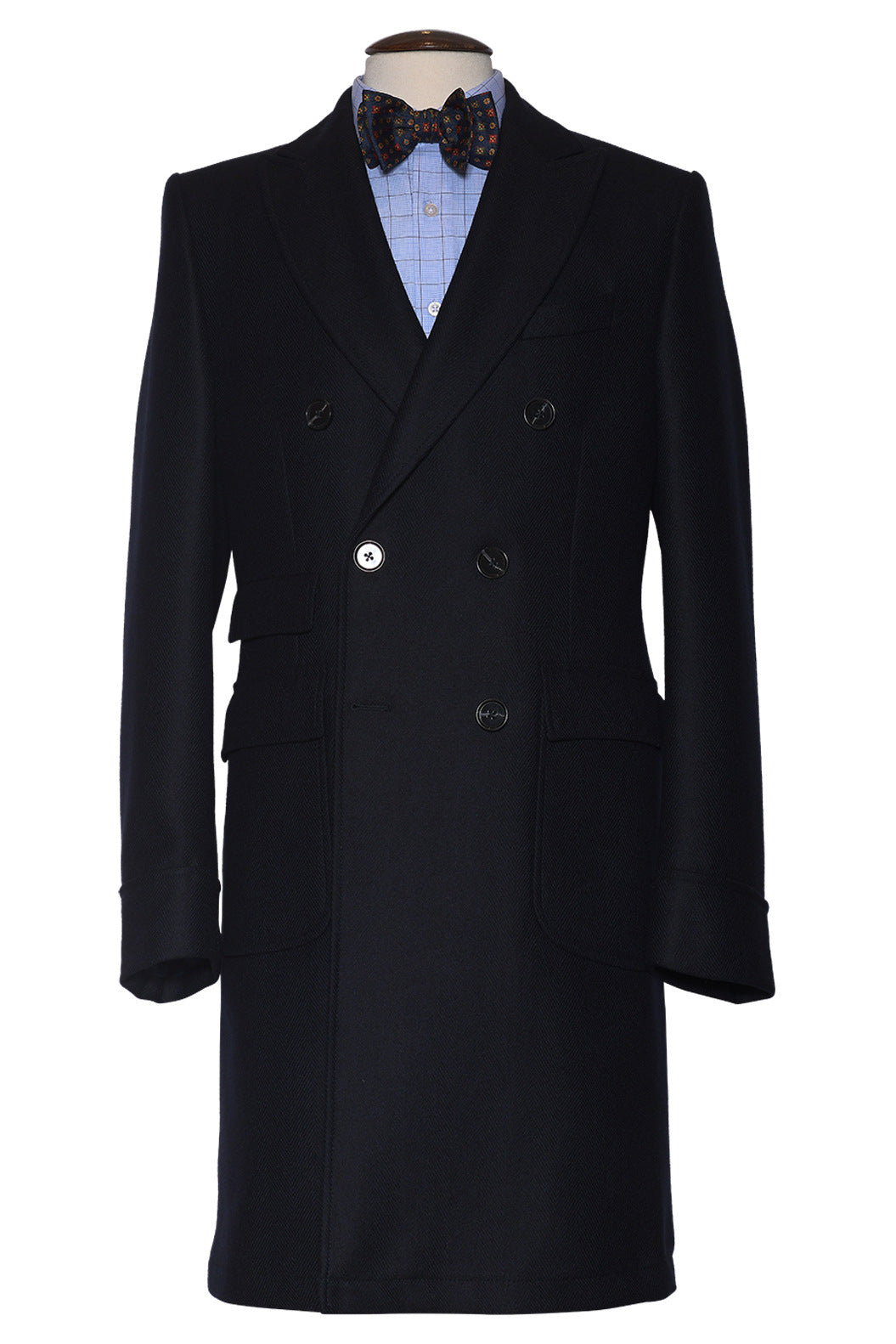 Le Windsor – Navy cashmere and wool – WICKET