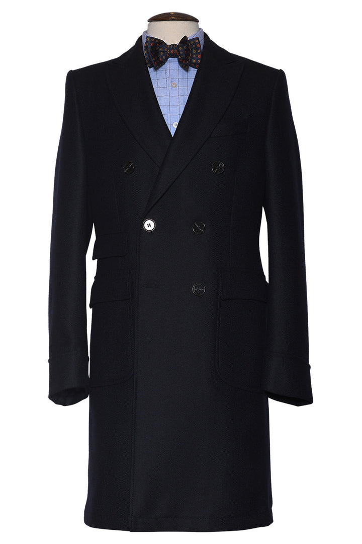 Le Windsor – Navy cashmere and wool – WICKET