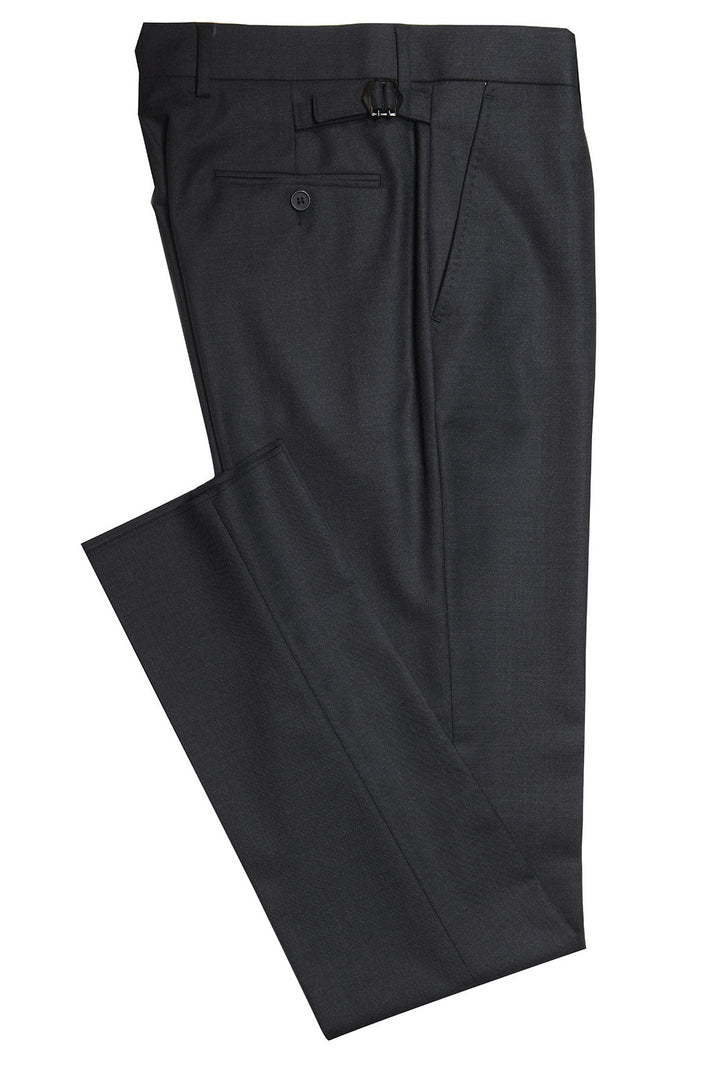The Classic – Charcoal grey wool twill – WICKET