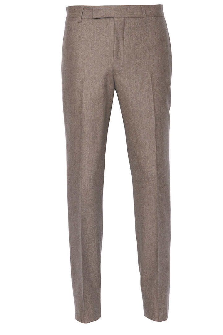 Le Casual – Wool flannel, Vitale Barberis Canonico (340 g), deep beige – WICKET