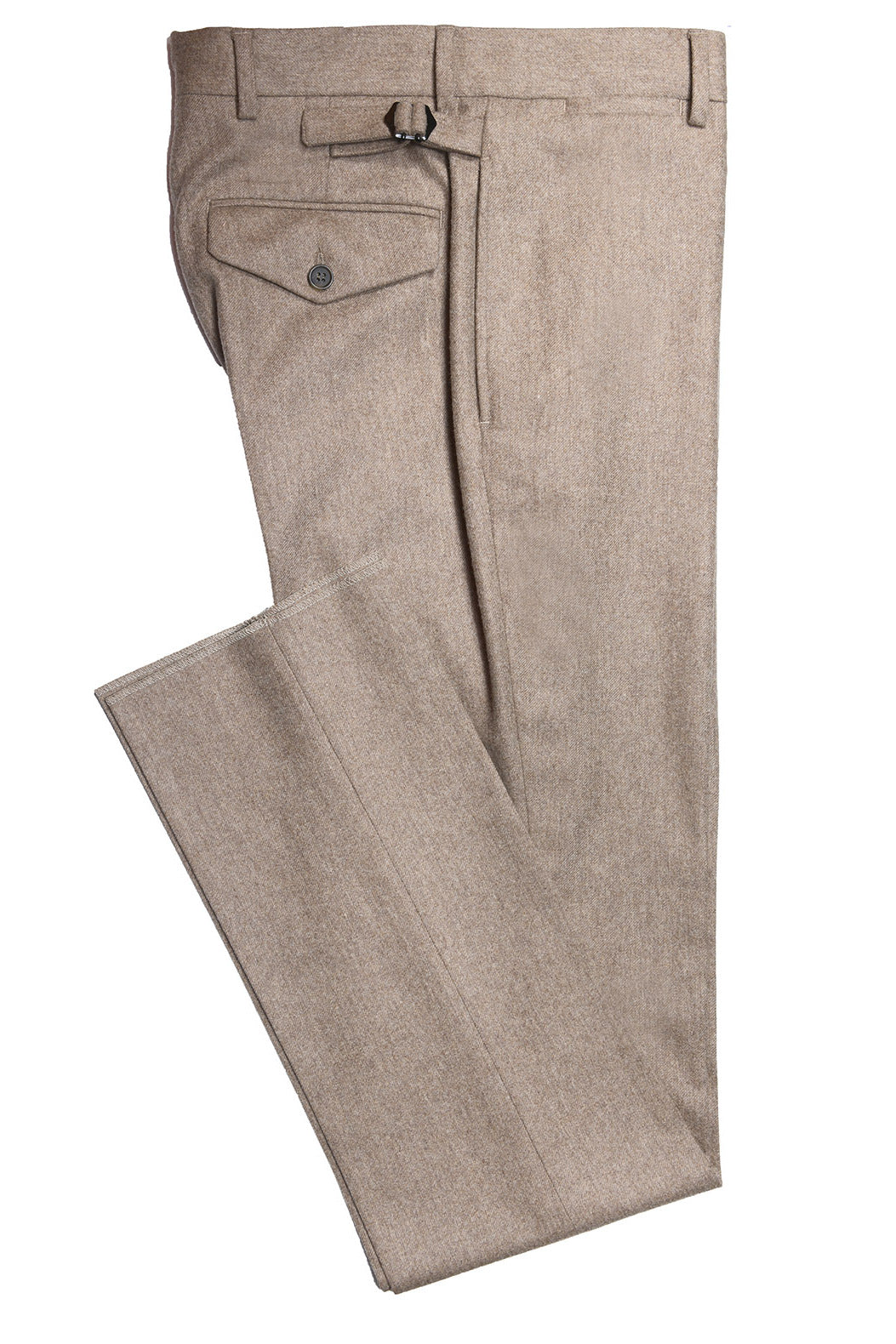 Le Casual – Wool flannel, Vitale Barberis Canonico (340 g), deep beige – WICKET