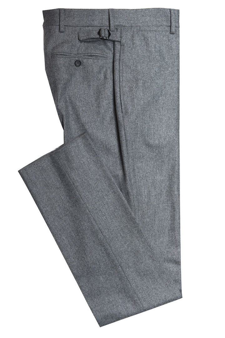 Le Casual – Wool flannel, Vitale Barberis Canonico (340 g), bright grey – WICKET
