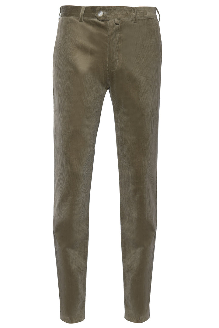 The Corduroy Trousers – Plain lime green corduroy, cotton and elastane – WICKET