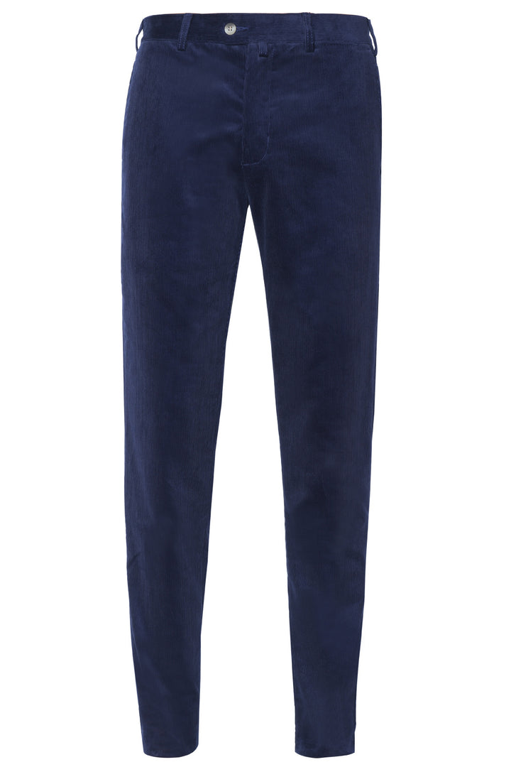 Le Velours – uni en velours Bleu Marine, Coton et é lasthanne – WICKET