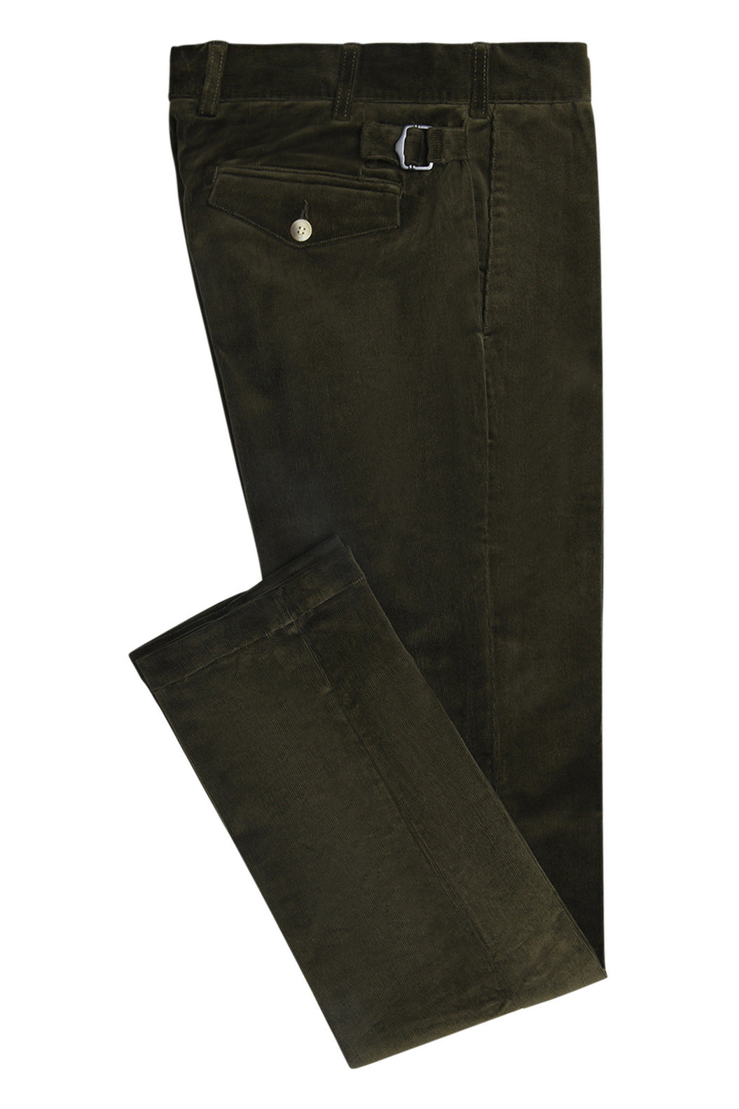 Le Week-End – Velours milleraies vert olive – WICKET