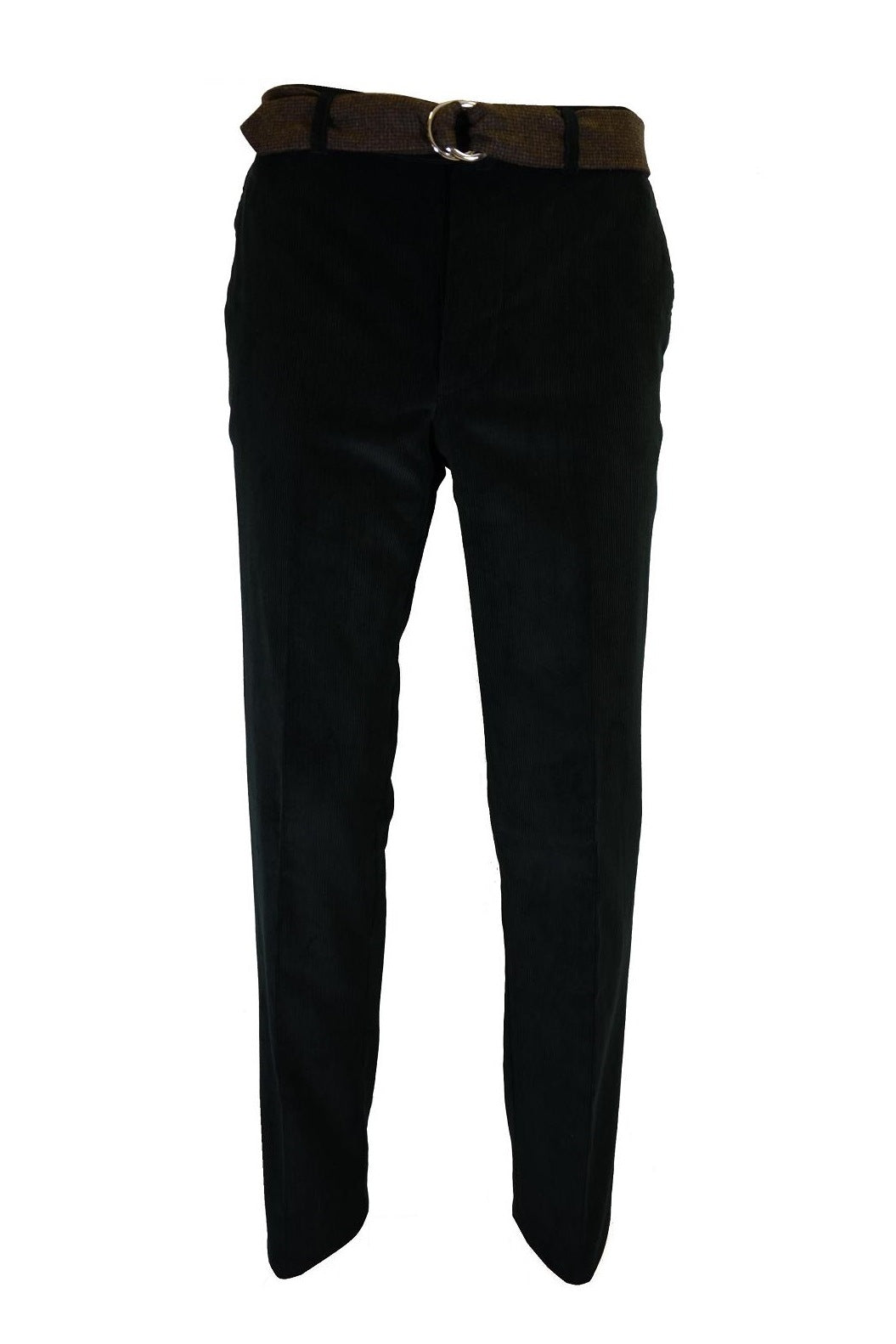 The Corduroy Trousers – Plain black corduroy, 100% cotton – WICKET