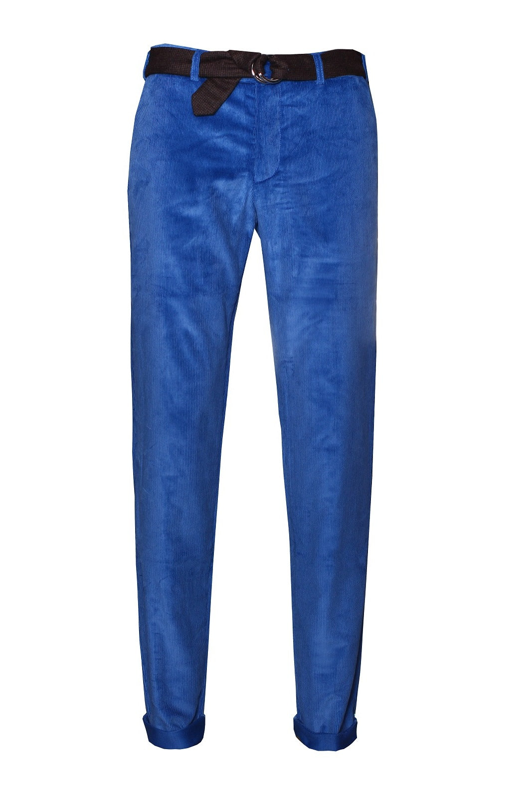 The Corduroy Trousers – Plain Prussian blue corduroy, cotton and elastane – WICKET