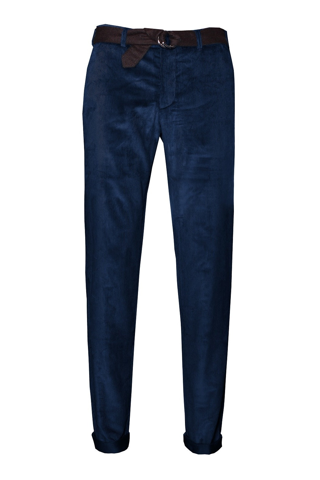 The Corduroy Trousers – Plain navy corduroy, cotton and elastane – WICKET