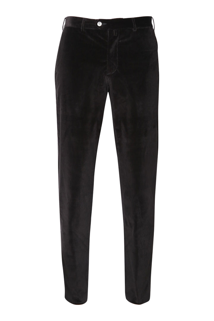 The Corduroy Trousers – Plain forest green corduroy, cotton and elastane – WICKET