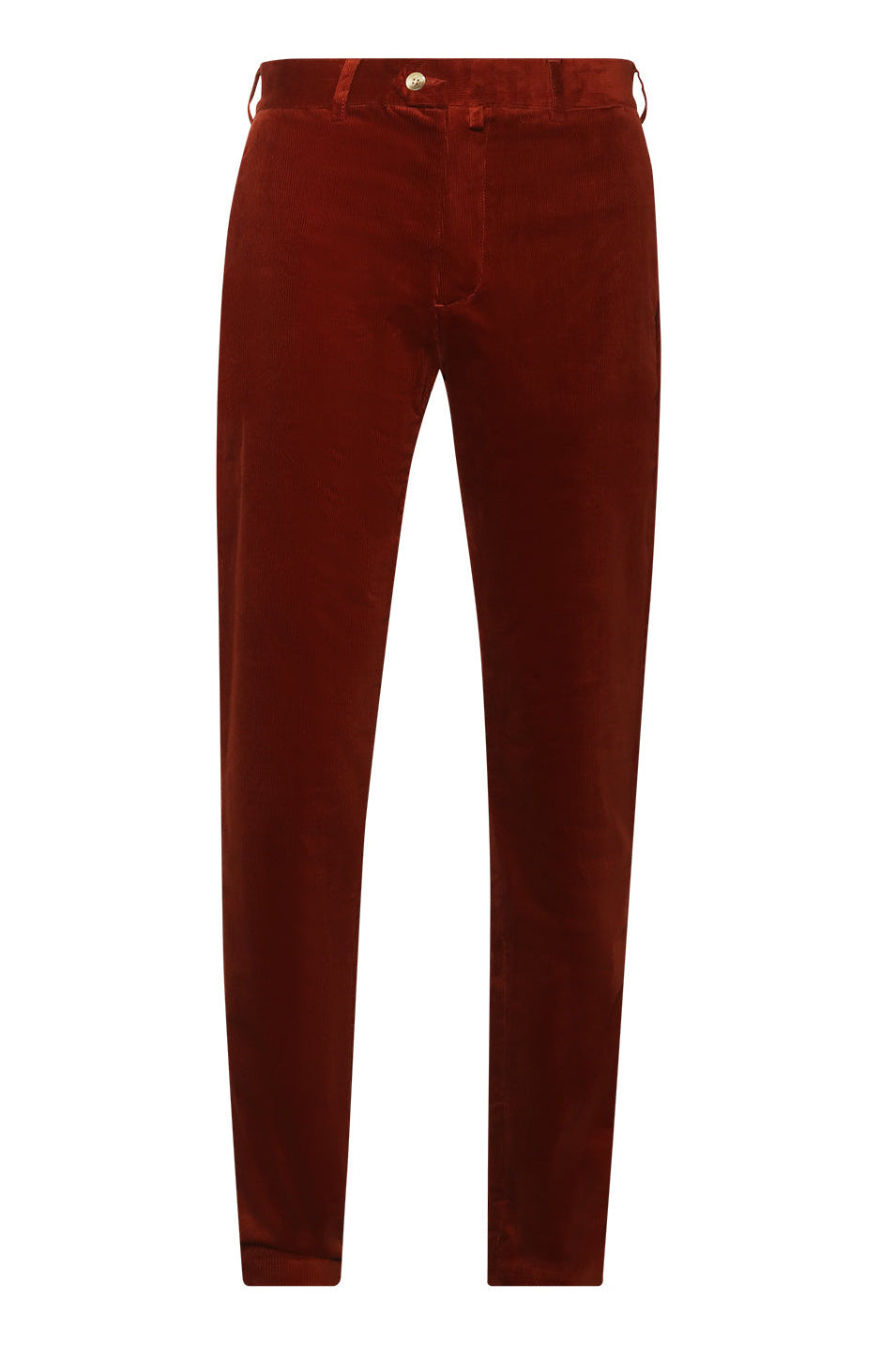 The Corduroy Trousers – Plain rust corduroy, cotton and elastane – WICKET