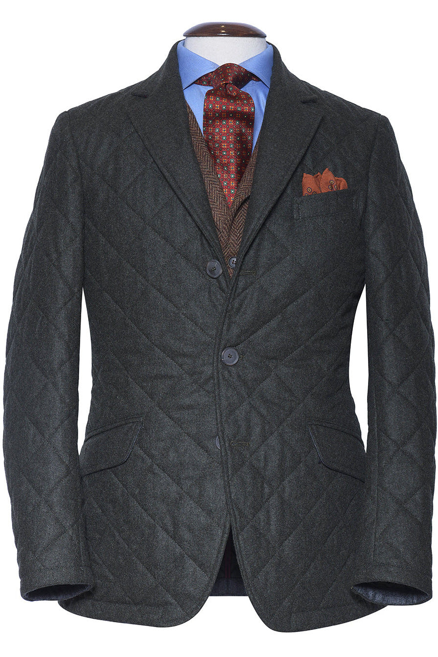 Le Horse Riding – Plain wool flannel (340 g), hunting green – WICKET